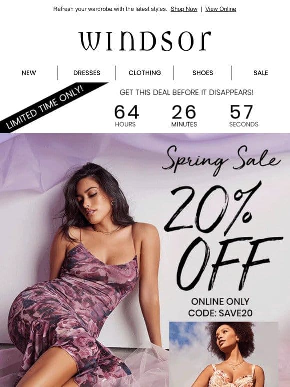 20% OFF – Big Spring Sale Alert