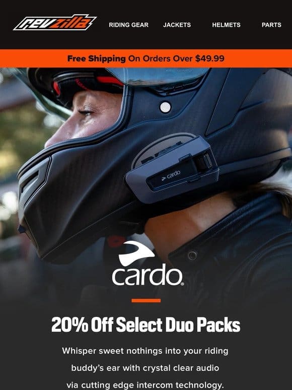 20% Off! Select Cardo Duo Packs
