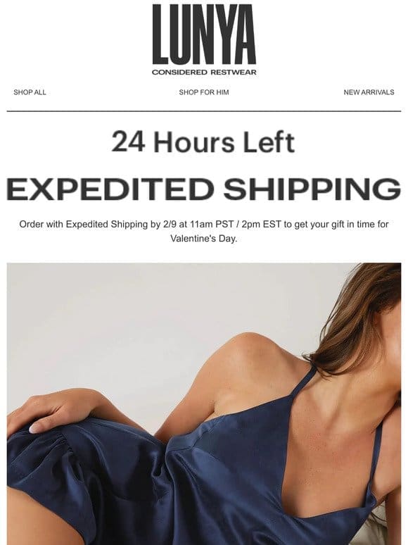 24 HOURS LEFT: Expedited Shipping