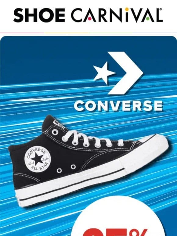 25% off Converse just for you!