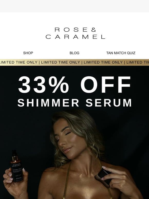 33% OFF Shimmer Serum