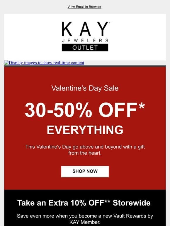 4 days until V-Day! 30-50% OFF EVERYTHING