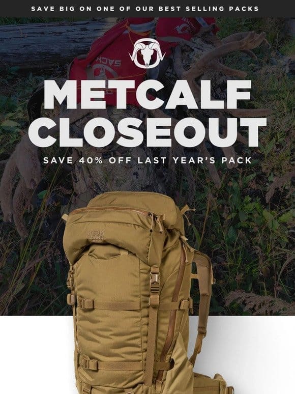 40% OFF Mystery Ranch Metcalf Packs