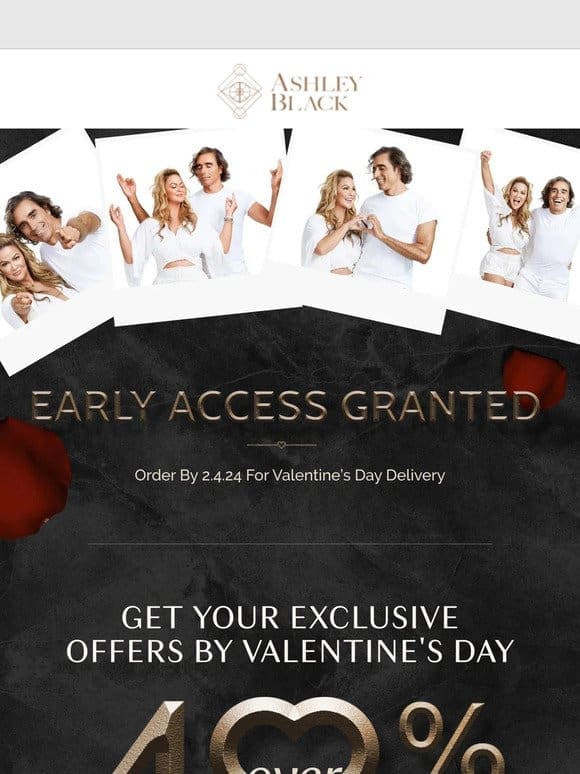 40% Off Everything + Exclusive Valentines Collections!