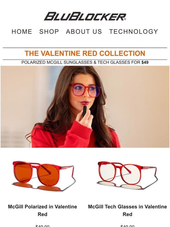 $49 Valentine Red McGills