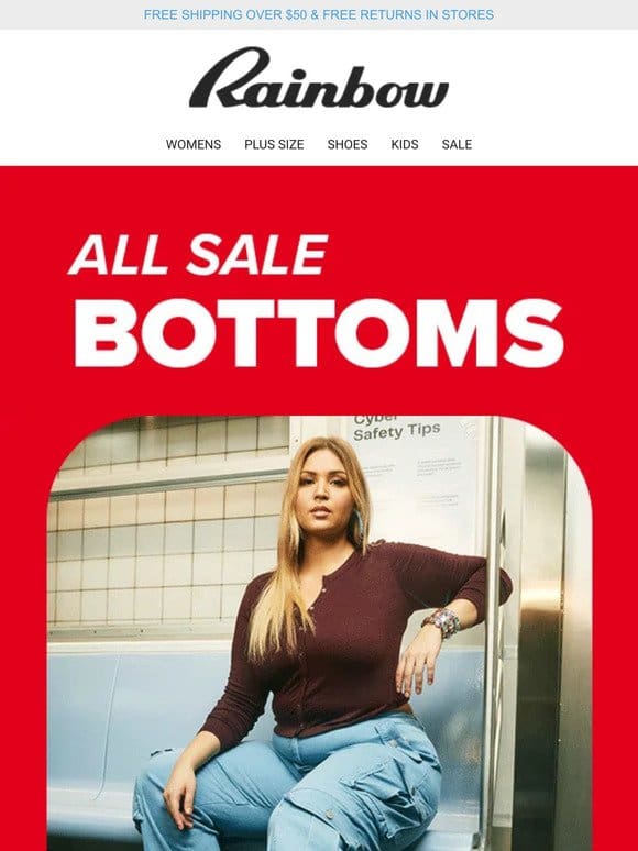 A SALE from the bottom of our ❤️ BOTTOMS from $3