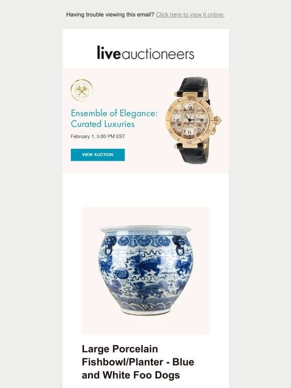 Activity Auctions | Ensemble of Elegance: Curated Luxuries