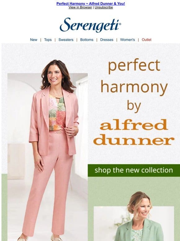 An Alfred Dunner Spring ~ The Collection Just For You ~ Shop Now
