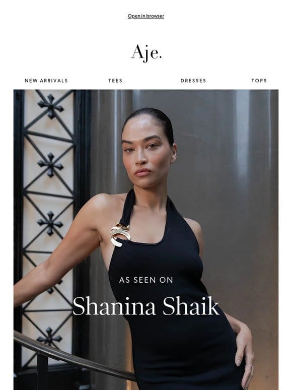 As Seen On | Supermodel Shanina Shaik