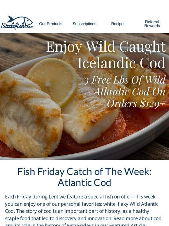 Atlantic Cod: Prized Fish of Iceland!