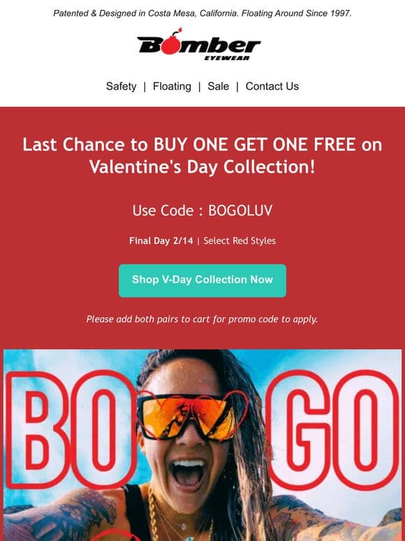 Buy 1， Get 1 FREE! Last Chance ❤️