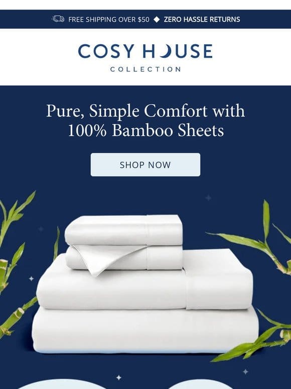 Can’t Sleep? Enter: 100% Bamboo Bed Sheets