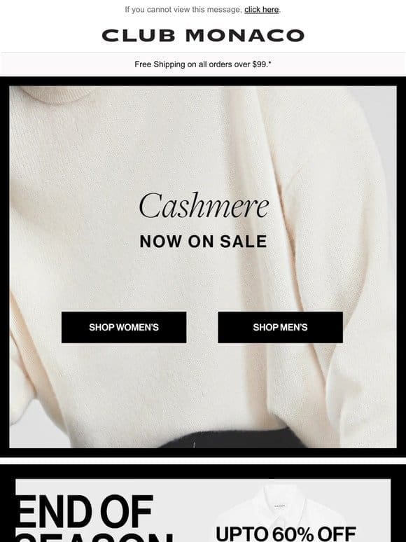 Cashmere Now On Sale