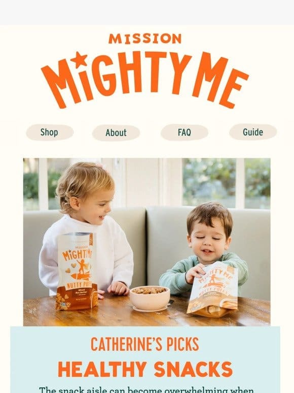 Catherine’s Picks: Healthy snacks for your little