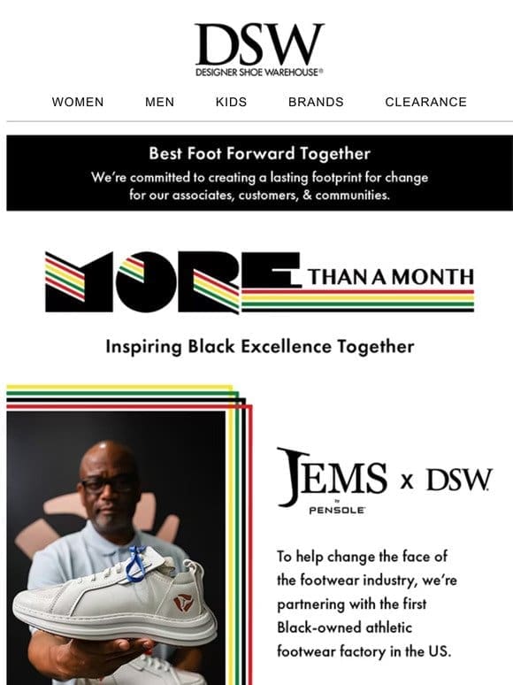 Celebrating Black History Month at DSW ❤️