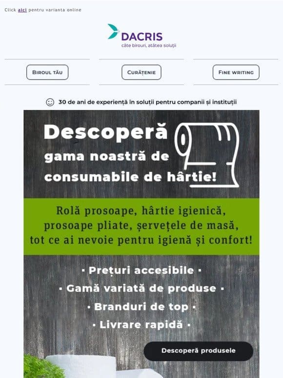 Consumabile hârtie， gamă diversă de produse și branduri de top! Ai de unde alege!