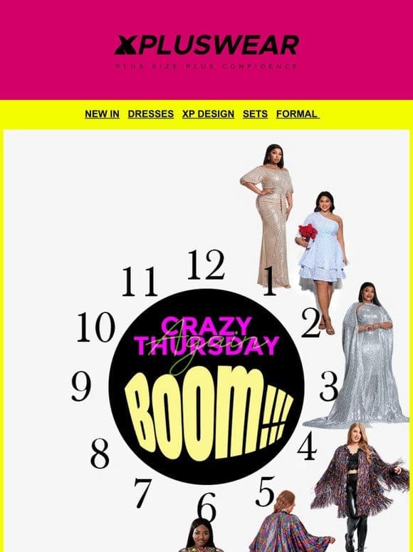 Crazy Thursday BOOM SALE!