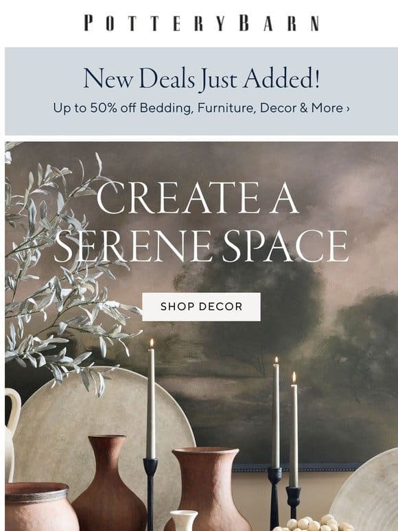 Create a serene space