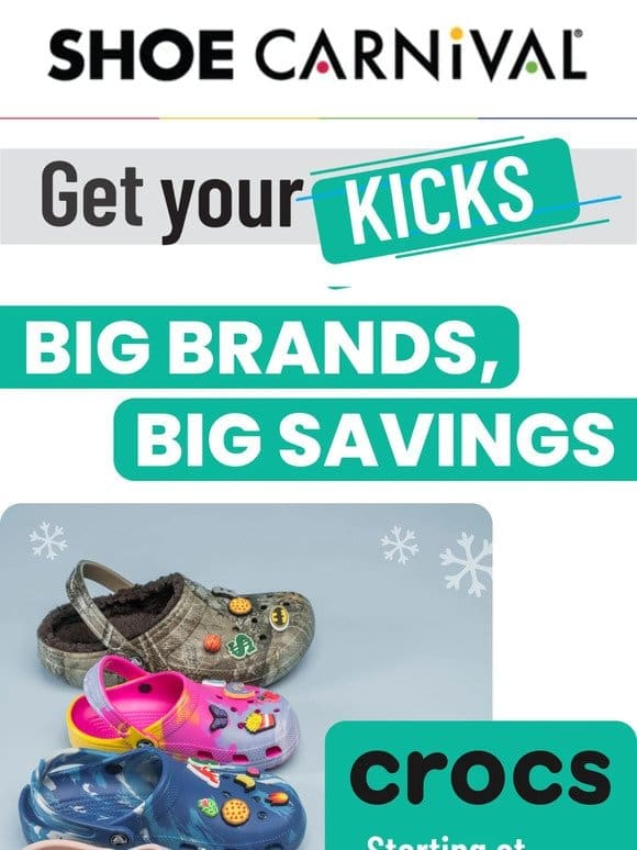 Crocs starting at $34.98 ends tonight…