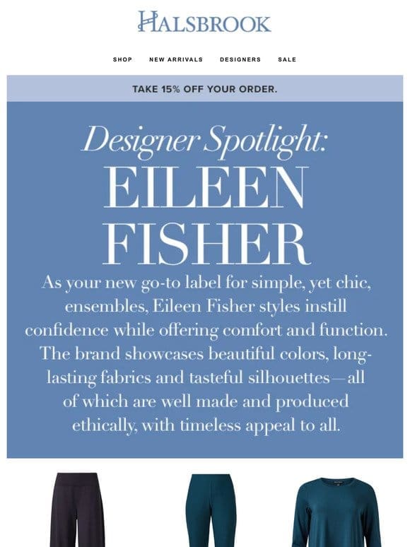 Designer Spotlight: Eileen Fisher