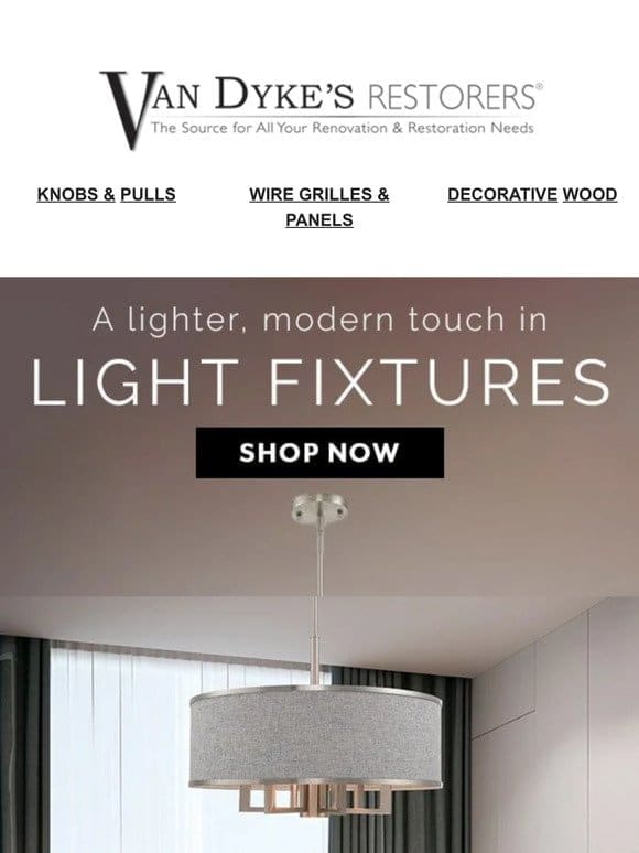 Discover the perfect lighting solution to brighten any room.