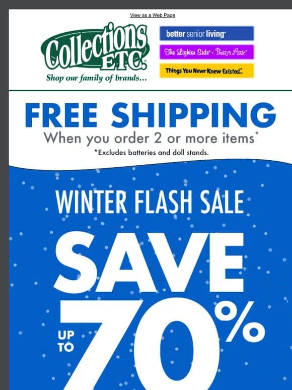 Don’t Wait! Winter Flash Sale Ends Today – Shop Now!