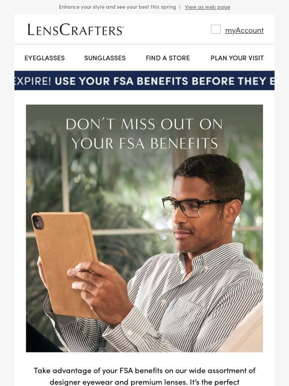 Don’t miss out on your FSA benefits!