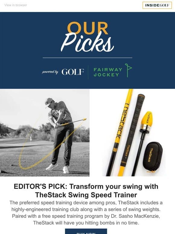 EDITOR’S PICK: TheStack swing aid can change your game