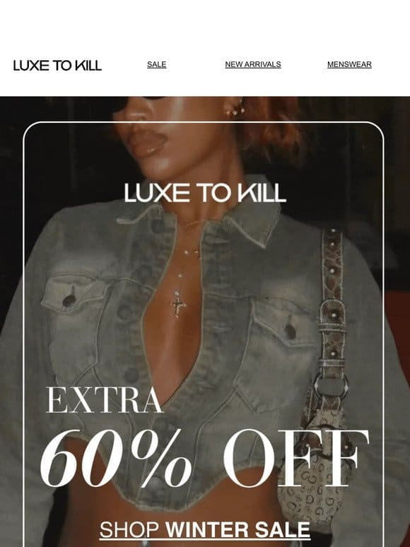 EXTRA 60% OFF