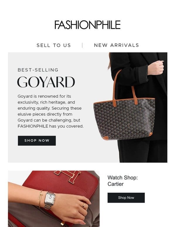 Everyone loves Goyard