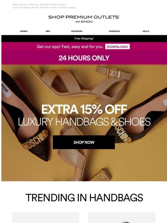 FINAL HOURS: Extra 15% Off Designer STYLES