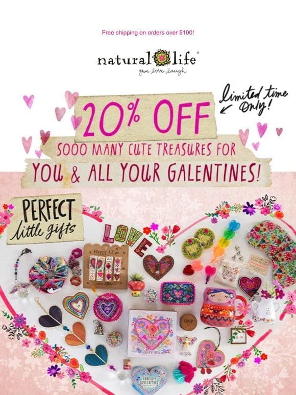 FOR YOU! 20% OFF the cutest gifts! ❤️ ❤️