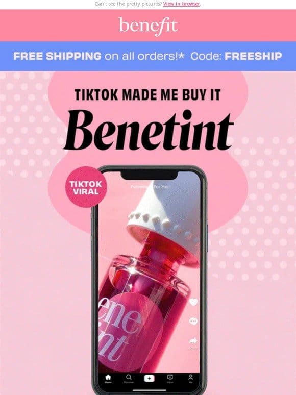 Fall in love w/ TikTok viral Benetint