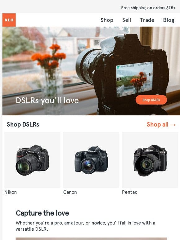 Fall in love with a new-to-you DSLRs