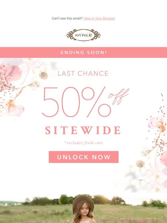 Final Hours: ♥ 50% OFF SITEWIDE ♥