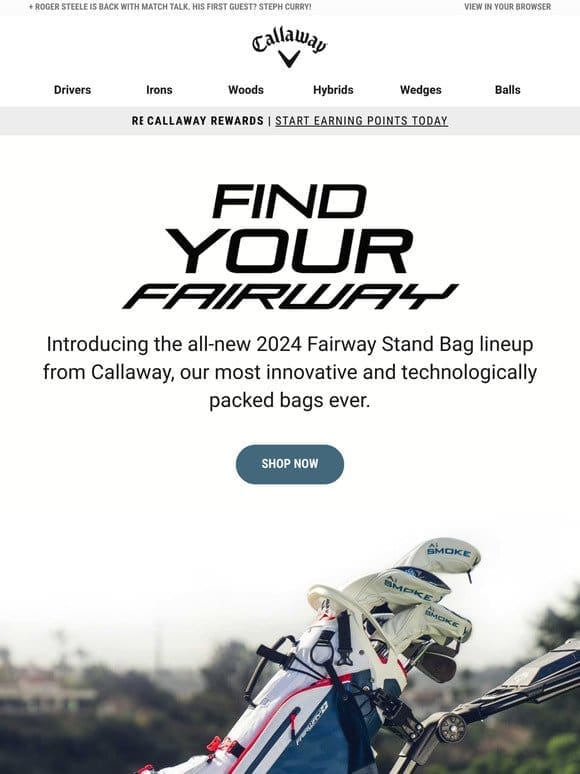 Find Your Fairway With The All-New Fairway Golf Bag Family