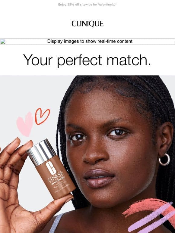 Find your love match ❤️ Try on foundation.