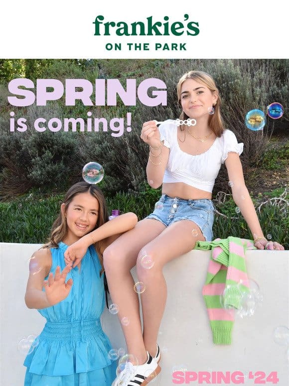 First Look: Spring is Coming!