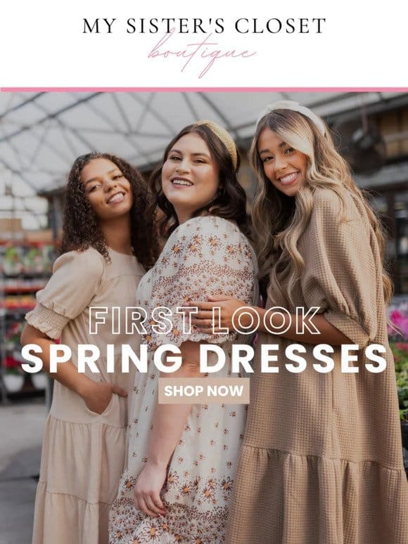 First look at spring dresses