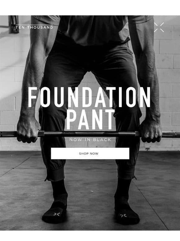 Foundation Pant | Now In Black