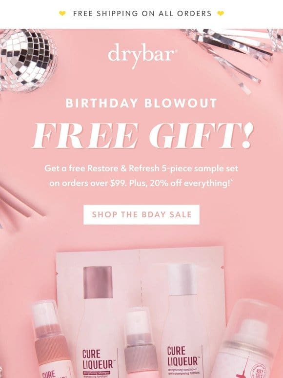 Free 5-piece gift inside!