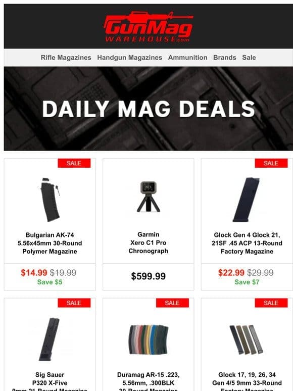 Friday Mag Deals! | Bulgarian AK-74 5.56 30rd Mag for $15