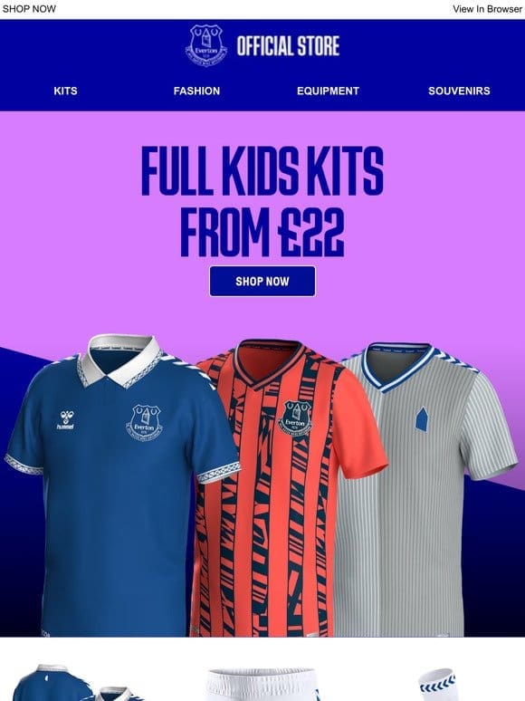 Full Kids Kits From £22!