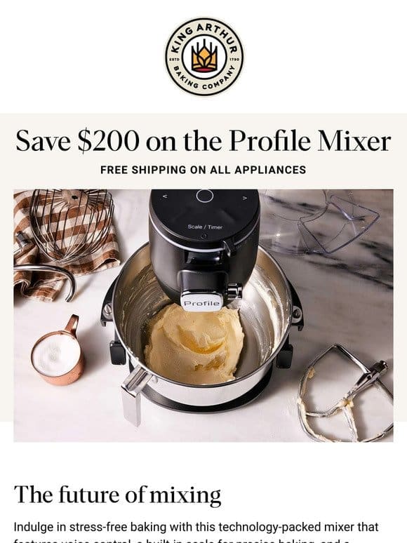 GE Profile Mixer: $200 Discount Inside