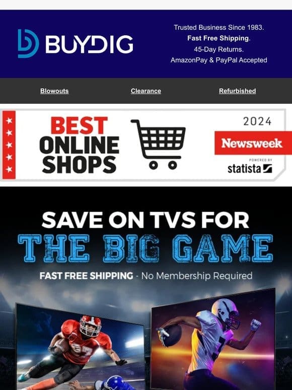 Game On! Upgrade Your TV Now and Save Big!