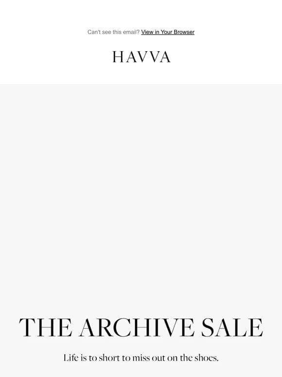 Get 40% off | The Archive is open