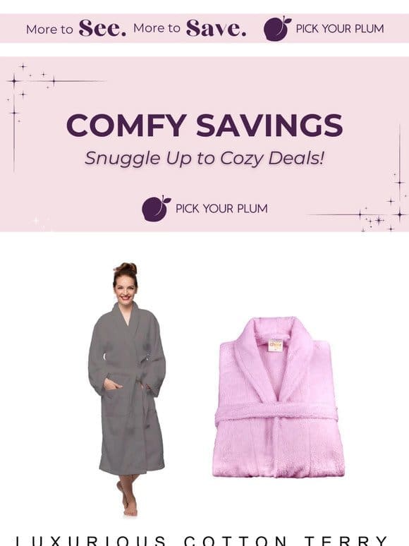 Get Comfy with Big Savings