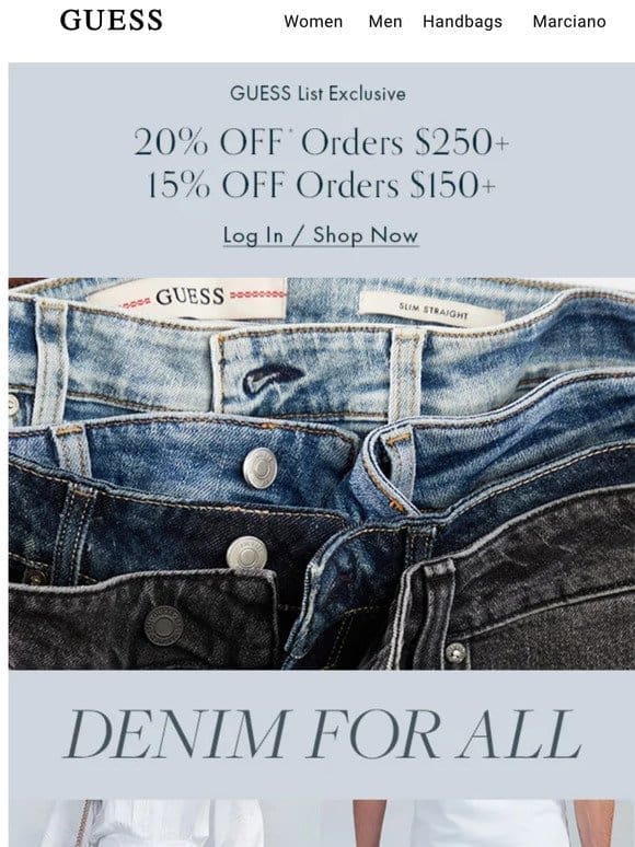 Get in the Denim Spirit