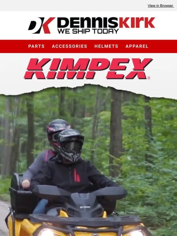 Get your ATV ready for Spring with Kimpex