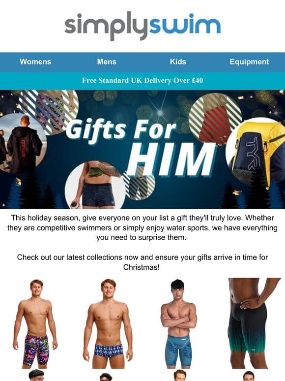 Give Him the Gift He Deserves this Christmas  ✨ | Simply Swim